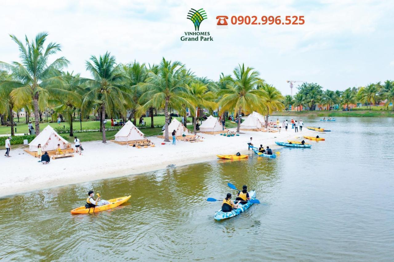 Go Cong Vinhomes Grand Park Quan 9-Plus 2Pn-View Ho Boi Va Cong Vien מראה חיצוני תמונה